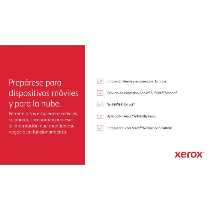 Impresora Multifunción Xerox B625V_DN 6 Impresora Multifunción Xerox B625V_DN 6