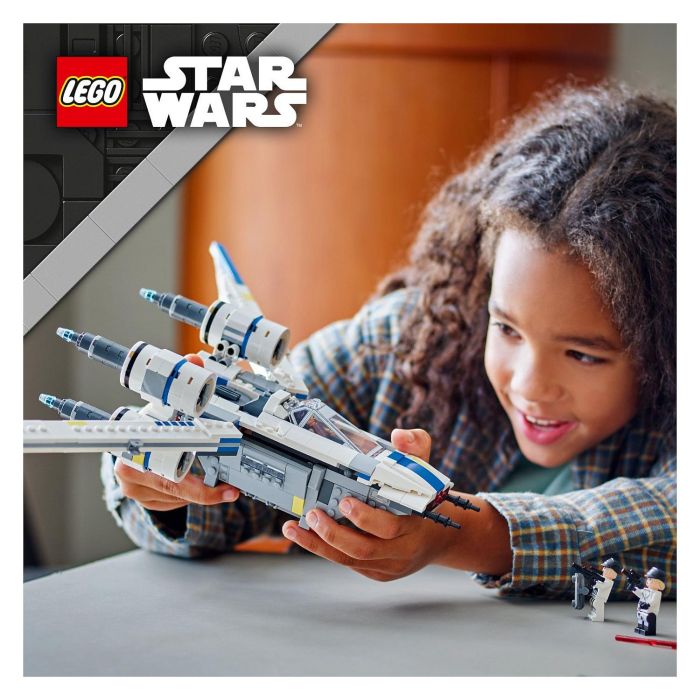 Lego Star Wars 75399 Caza Estelar Ala-U de la Alianza Rebelde Andor Set de Construcción para Niños de 8 Años en Adelante