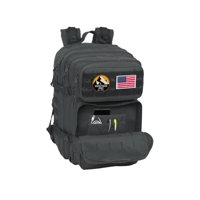 Safta Mochila Militar Portatil 15,6'' Gris 30x48x23cm 4