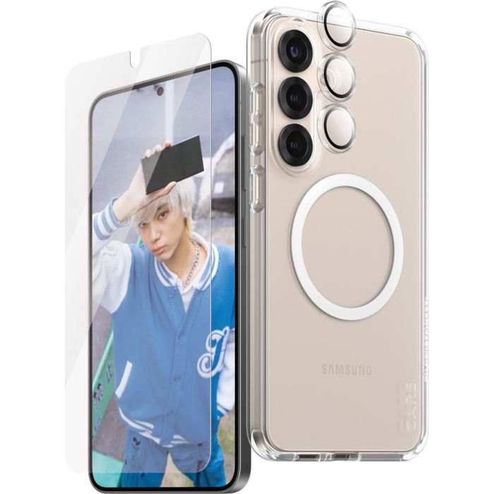 PanzerGlass Flagship 3-in-1 Bundle para Samsung Galaxy S25 Plus
