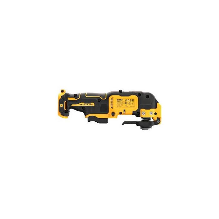 DeWALT Multiherramienta Oscilante 12V a Batería DCS353NT-XJ, Sin Escobillas, 840g, Negro/Amarillo, con Disco de Lija y Adaptador 3