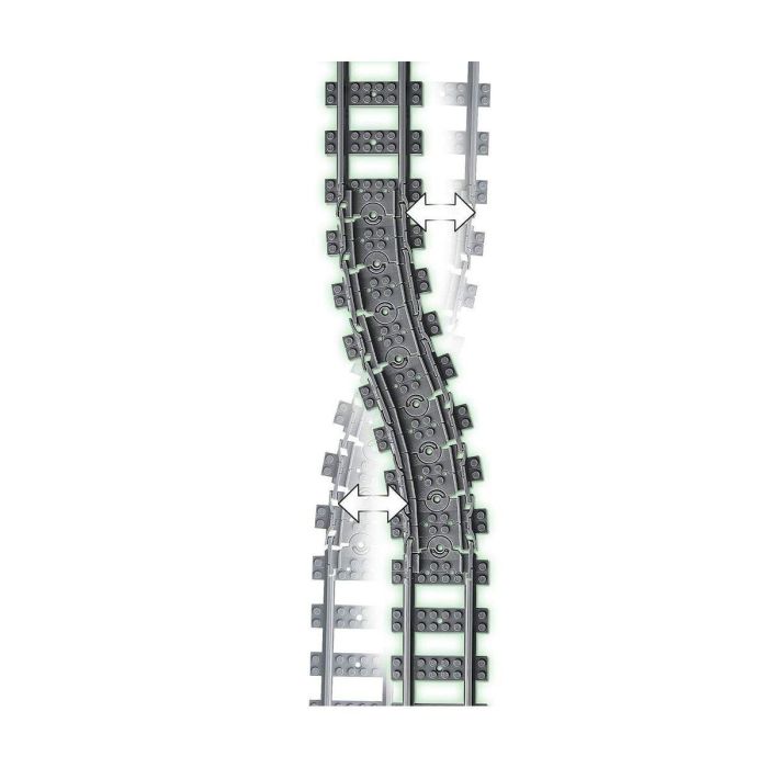 Playset Lego City 60205 Rail Pack 20 Piezas 1 Playset Lego City 60205 Rail Pack 20 Piezas 1