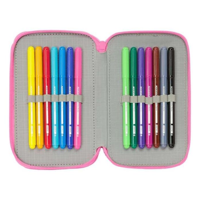 Safta Plumier Triple Gabby's Dollhouse Confetti 37 Piezas 12,5x19,5x5,5 cm 4 Safta Plumier Triple Gabby's Dollhouse Confetti 37 Piezas 12,5x19,5x5,5 cm 4