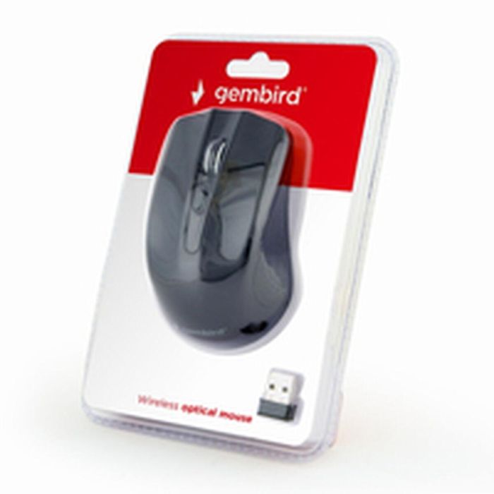 Gembird MUSW-4B-04 Ratón Inalámbrico RF Óptico Ambidextro Oficina 1600 DPI 4 Botones Negro 3 Gembird MUSW-4B-04 Ratón Inalámbrico RF Óptico Ambidextro Oficina 1600 DPI 4 Botones Negro 3