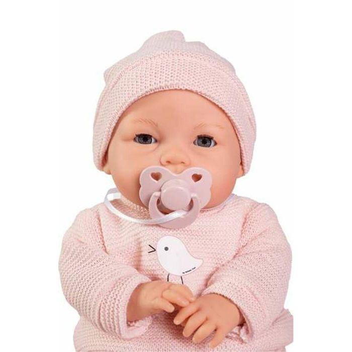 Antonio Juan Muñeca Bimba Llorona con Sonidos, Mantita Acolchada, 37 cm, Cuerpo de Tela, para +3 años, requiere 3 pilas LR44 4 Antonio Juan Muñeca Bimba Llorona con Sonidos, Mantita Acolchada, 37 cm, Cuerpo de Tela, para +3 años, requiere 3 pilas LR44 4