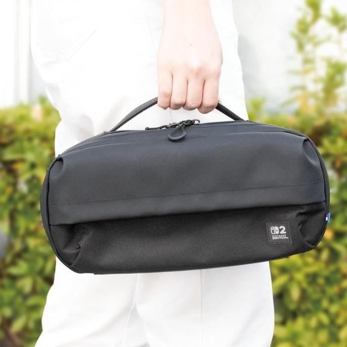 Estuche protector y de transporte - HORI - Nintendo Switch y Switch 2 - Almacenamiento para accesorios y juegos - Negro 1
