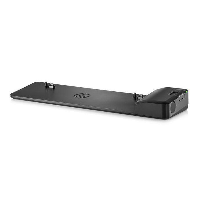 HP UltraSlim Docking Station para Portátiles HP EliteBook - 4 Puertos USB 3.0 para Conexión de Pantalla, Red y Dispositivos 2