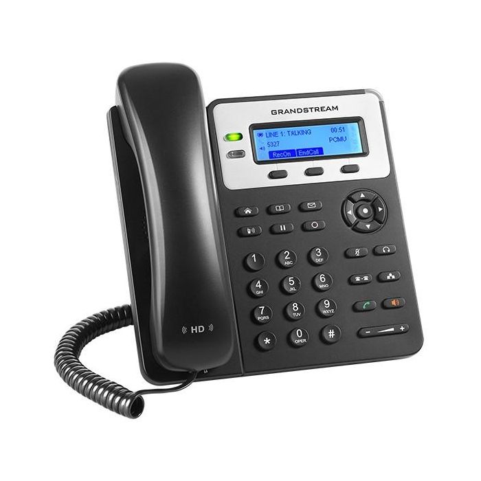 Grandstream GXP1625 Teléfono IP HD VoIP para Pequeñas Empresas con PoE Integrado, 2 Líneas SIP, Audio HD y Pantalla LCD 1