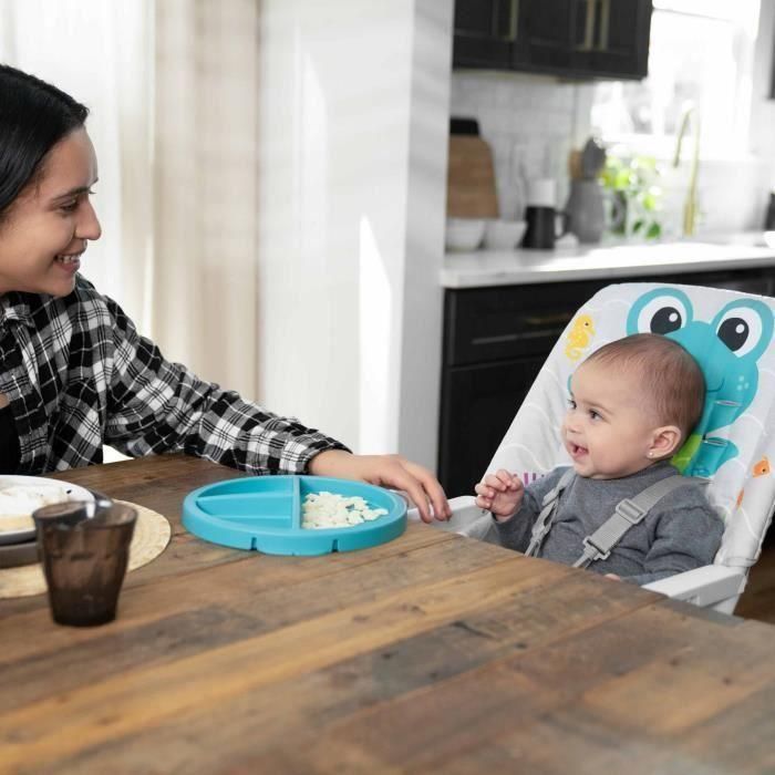 BABY EINSTEIN NEPTUNE Trona para bebés de 6 meses a 3 años, incluye: colchoneta de agua, plato de seguridad, bandeja y bolsillo portaobjetos 3 BABY EINSTEIN NEPTUNE Trona para bebés de 6 meses a 3 años, incluye: colchoneta de agua, plato de seguridad, bandeja y bolsillo portaobjetos 3