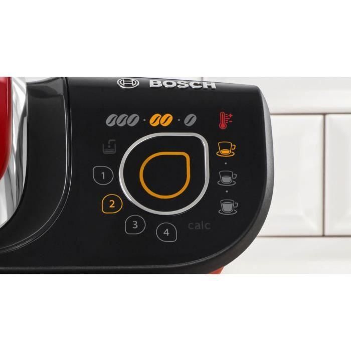 BOSCH - TAS6503 - Máquina de café multibebida TASSIMO - Depósito de agua de 1.3L - Apagado automático - Rojo 3 BOSCH - TAS6503 - Máquina de café multibebida TASSIMO - Depósito de agua de 1.3L - Apagado automático - Rojo 3