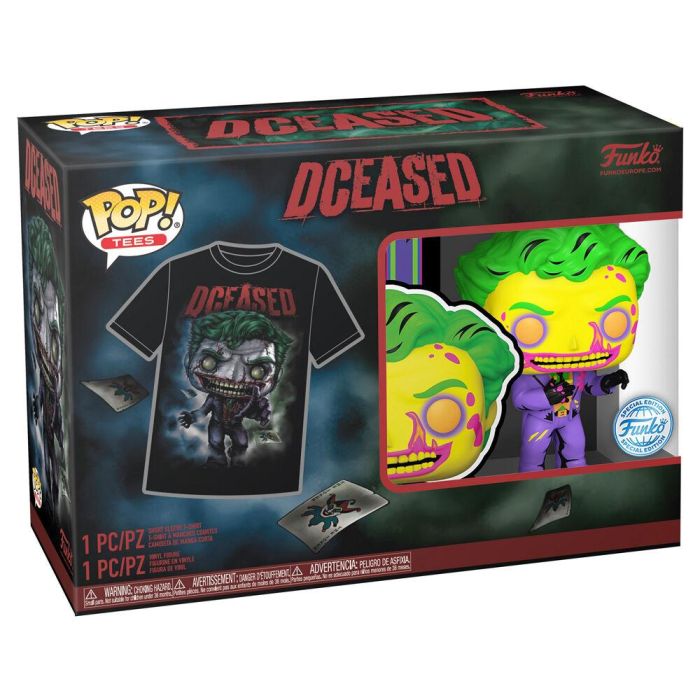 Funko Pop & Tee Joker DC Comics Talla L 74548 1 Funko Pop & Tee Joker DC Comics Talla L 74548 1