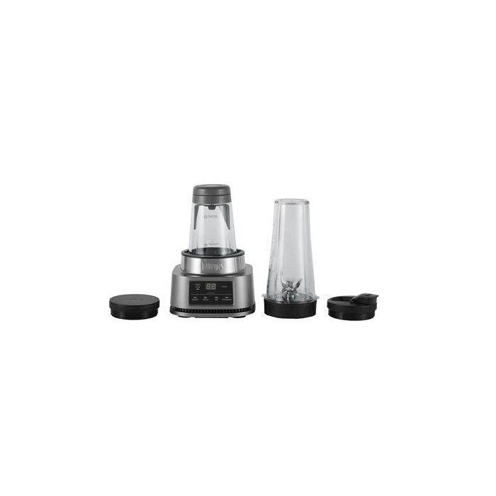 Ninja CB100EU Batidora de Vaso 2 en 1 Power Nutri 1100W con Smart Torque y Recipientes de 700ml y 400ml 1