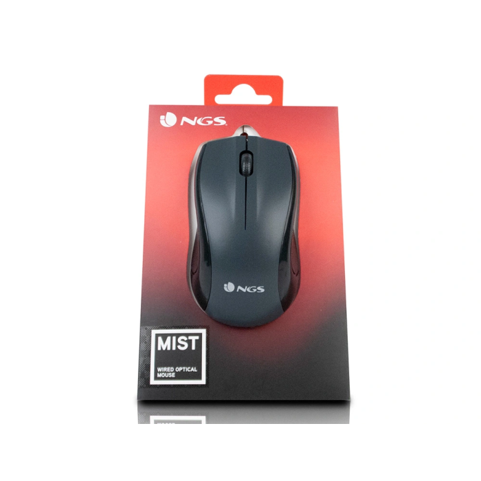 NGS Ratón Mist Óptico 1000DPI USB Negro 6