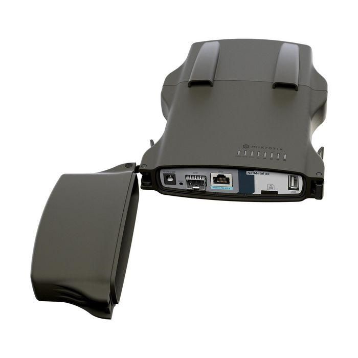 MikroTik NetMetal ax Punto Acceso Exterior Wi-Fi 6 Dual-Band RouterOS v7 Gigabit Ethernet SFP IP66 2