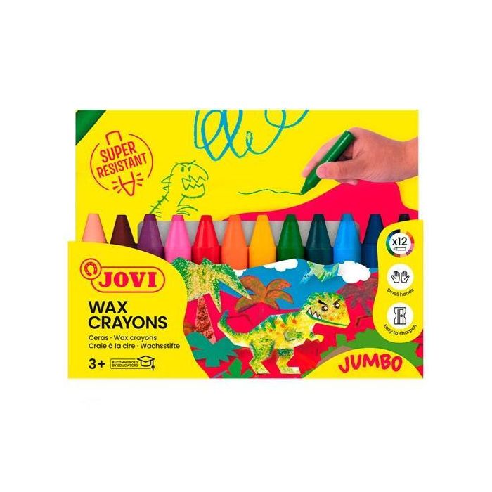 Jovi Ceras Was Crayons Jumbo Colores Surtidos Estuche 12 Ud Jovi Ceras Was Crayons Jumbo Colores Surtidos Estuche 12 Ud