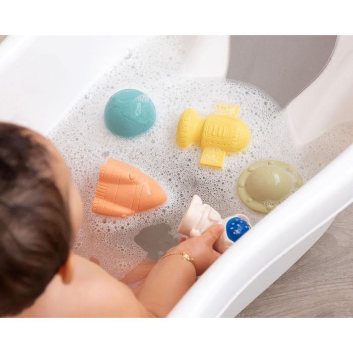KioKids Set 5 Juguetes Espaciales Antimoho para Baño Bebé +4 Meses Ecológicos 1 KioKids Set 5 Juguetes Espaciales Antimoho para Baño Bebé +4 Meses Ecológicos 1