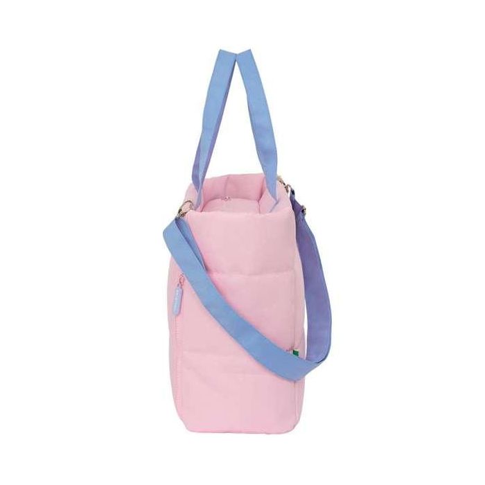 Bolso Benetton Pink Rosa 40 x 31 x 17 cm 1 Bolso Benetton Pink Rosa 40 x 31 x 17 cm 1