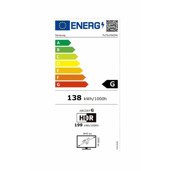 Smart TV Samsung TU75U7005FKX 75 75" 4K Ultra HD LED HDR 1 Smart TV Samsung TU75U7005FKX 75 75" 4K Ultra HD LED HDR 1
