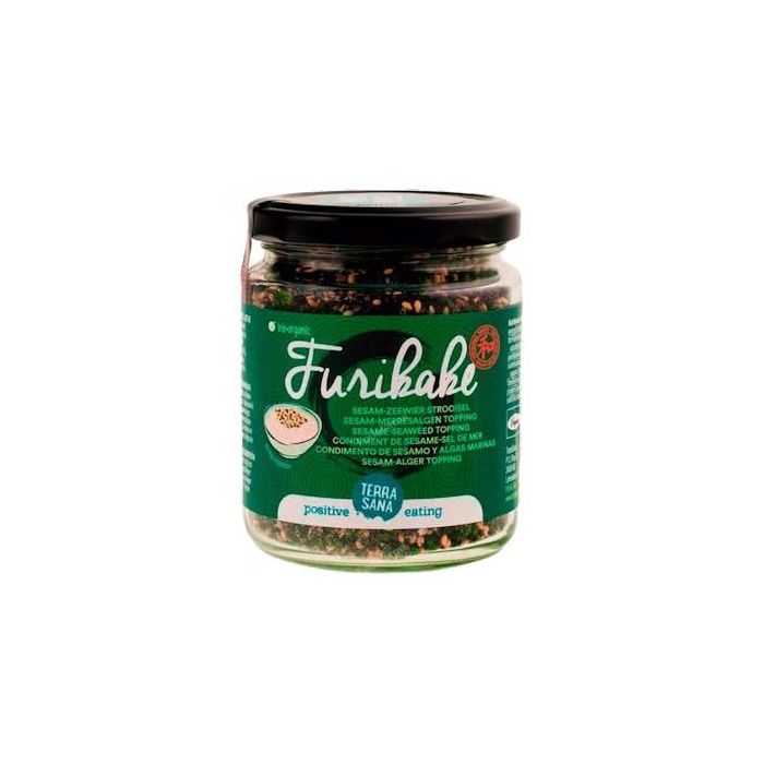 TERRASANA Furikake Sésamo y Algas Marinas Vegan 100g – Mezcla crujiente japonesa para aderezar