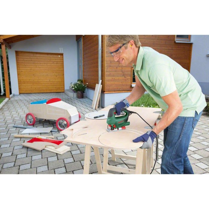 Bosch PST 800 PEL Sierra de calar 530W con base de aluminio ajustable, movimiento pendular 4 posiciones, atenuador electrónico 3 Bosch PST 800 PEL Sierra de calar 530W con base de aluminio ajustable, movimiento pendular 4 posiciones, atenuador electrónico 3