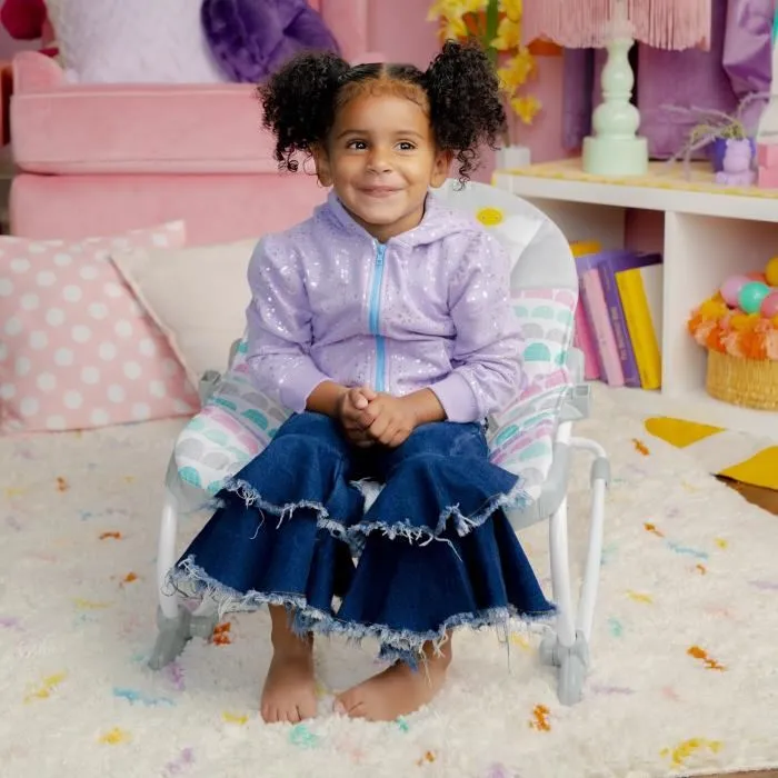 Bright Starts Mecedora Evolutiva Rosy Rainbow, BRI0074451130302, Vibraciones Relajantes, 2 Posiciones Reclinadas, Hasta 36 Meses 4 Bright Starts Mecedora Evolutiva Rosy Rainbow, BRI0074451130302, Vibraciones Relajantes, 2 Posiciones Reclinadas, Hasta 36 Meses 4