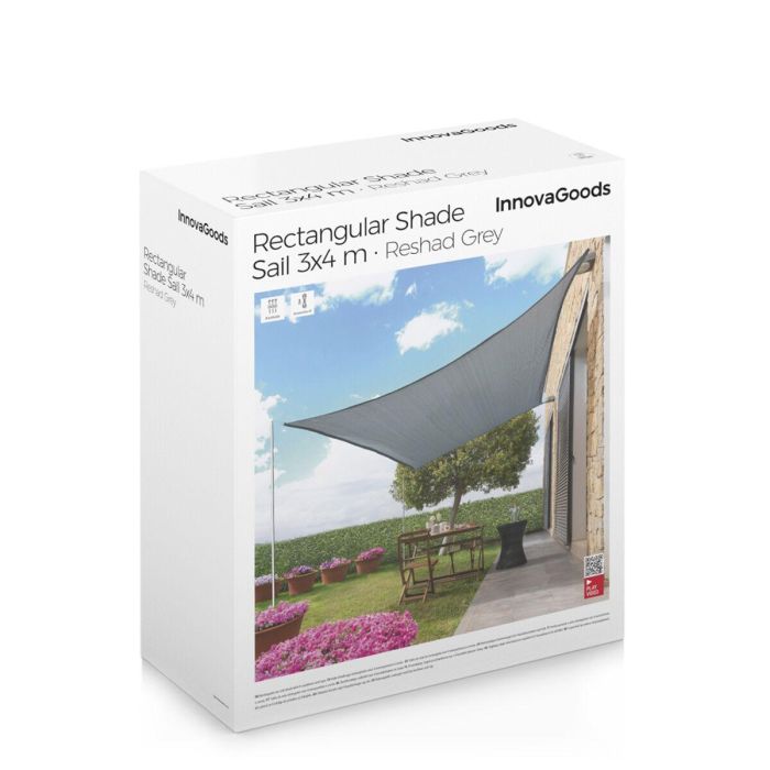 Toldo Vela Rectangular Reshad Innovagoo - Inde (4 Unidades) 8 Toldo Vela Rectangular Reshad Innovagoo - Inde (4 Unidades) 8