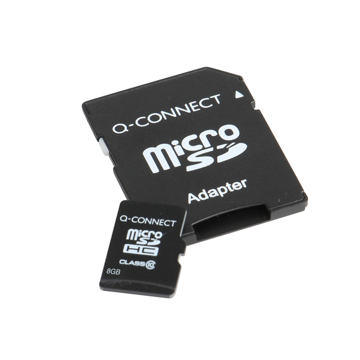 Q-connect Tarjeta de Memoria Micro SD Flash 8 GB Clase 4 con Adaptador 2