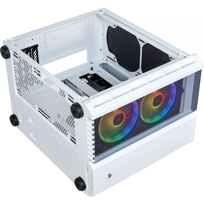 Corsair Torre PC Crystal Series 280X RGB con Ventana de Cristal Templado Blanca 5