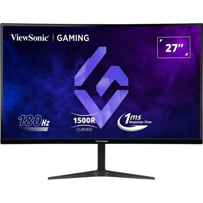 Pantalla curva para juegos de PC - VIEWSONIC - 27 - VX2718-2KPC-MHD - QHD - Panel VA - 1 ms - 165 Hz - 2 x HDMI / DisplayPort -