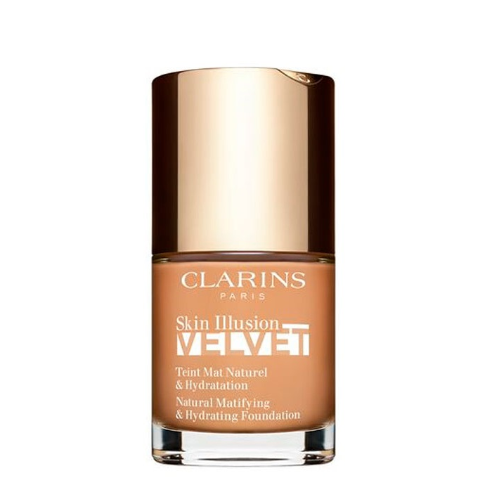 Clarins #111N Skin Illusion Velvet Base de Maquillaje Sérum Acabado Mate Ultranatural Cobertura Ligera 30ml Todo Tipo Pieles Clarins #111N Skin Illusion Velvet Base de Maquillaje Sérum Acabado Mate Ultranatural Cobertura Ligera 30ml Todo Tipo Pieles