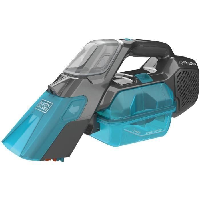 Aspirador de mano BLACK+DECKER - Spillbuster 2 en 1 - 12V 1.5 Ah - Cepillo manual - azul Aspirador de mano BLACK+DECKER - Spillbuster 2 en 1 - 12V 1.5 Ah - Cepillo manual - azul