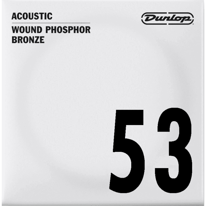 Cuerda Acústica Dunlop 92/8 Phosphor Bronze .053 1 Cuerda Acústica Dunlop 92/8 Phosphor Bronze .053 1