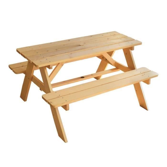 FUN HOUSE 713144 PANDA INDIA Mesa de picnic de madera con sombrilla para niños 1 FUN HOUSE 713144 PANDA INDIA Mesa de picnic de madera con sombrilla para niños 1