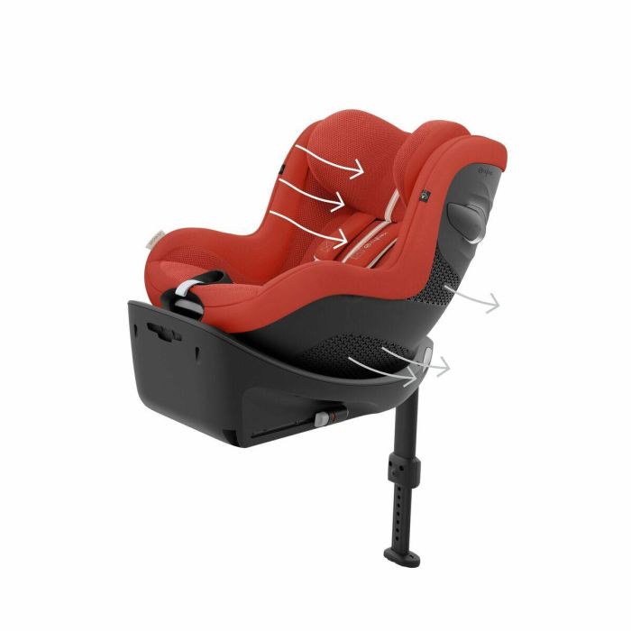 Cybex CYB1706832409467 Silla de Coche Sirona G i-Size Fabric Plus Rojo Hibisco 1 Cybex CYB1706832409467 Silla de Coche Sirona G i-Size Fabric Plus Rojo Hibisco 1