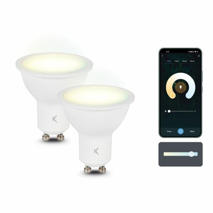 Bombilla LED KSIX GU10 5,5 W G Bombilla LED KSIX GU10 5,5 W G