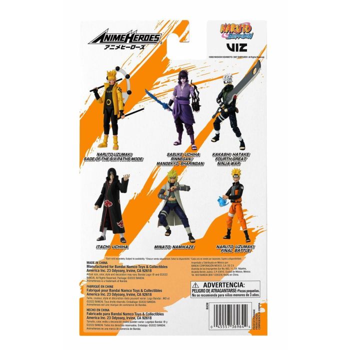 Figura Articulada Bandai Naruto Ukumaki - Final Battle 17 cm 7 Figura Articulada Bandai Naruto Ukumaki - Final Battle 17 cm 7