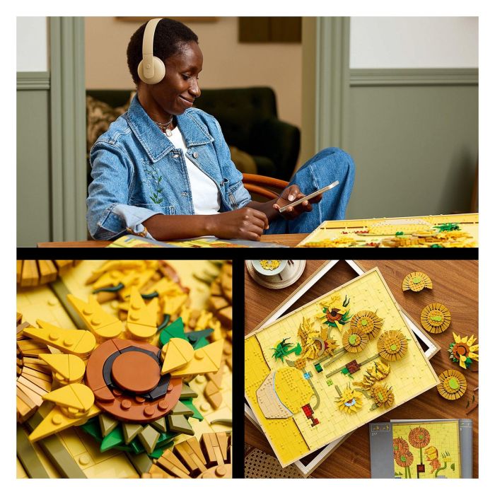 Lego 31215 Vincent van Gogh Girasoles - Arte mural, Construcción para adultos 7