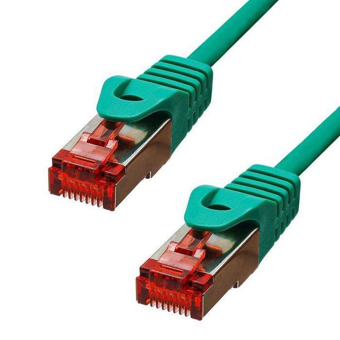 ProXtend Cable Ethernet CAT6 F/UTP CU LSZH Verde 15m, Cobre Puro, Conectores Bañados en Oro 50µ, Protección EMI, Soporta PoE+ 0 ProXtend Cable Ethernet CAT6 F/UTP CU LSZH Verde 15m, Cobre Puro, Conectores Bañados en Oro 50µ, Protección EMI, Soporta PoE+ 0