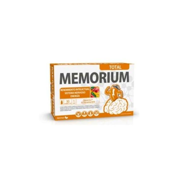 DIETMED Memorium Total 30Amp. Suplemento para el rendimiento intelectual con Vitaminas B, C y Zinc