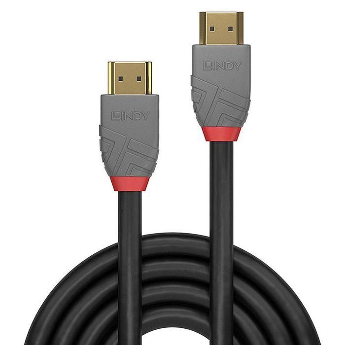 Lindy Anthra Line Cable HDMI 2.0 de 7.5m, Soporte 4K UHD 60Hz 10.2Gbps, Triple Blindado, Conectores Dorados 1 Lindy Anthra Line Cable HDMI 2.0 de 7.5m, Soporte 4K UHD 60Hz 10.2Gbps, Triple Blindado, Conectores Dorados 1