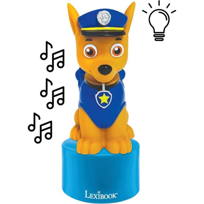 Lexibook Patrulla Canina Luz Nocturna Altavoz NS01PA para Dormir con LED y Cambio de Color