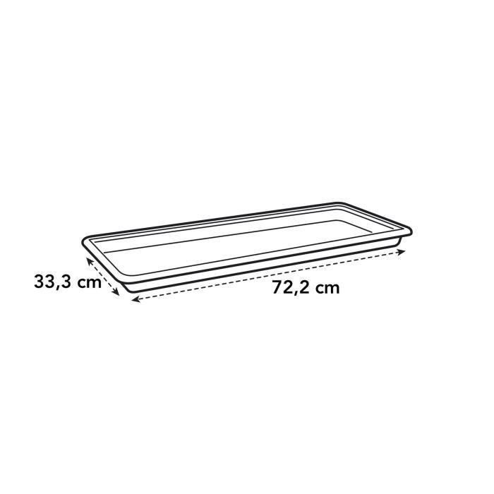 Elho Platillo para Jardiniere Green Basic XXL Negro con Diámetro de 72.2 cm y Altura de 5.5 cm 2