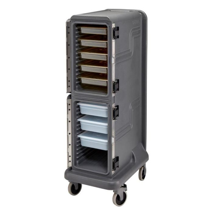 CAMBRO - PCU1000HC4-615 - Carro isotérmico GN con sistema mixto calefactado-refrigerado Serie Pro Cart Ultra - 55,8 x 86,3 x 170,2 cm - Gris