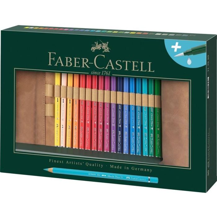 FABER-CASTELL Lápices Acuarela Albrecht Dürer, Multicolor, 30 unidades, 3.8 mm, Estuche 0 FABER-CASTELL Lápices Acuarela Albrecht Dürer, Multicolor, 30 unidades, 3.8 mm, Estuche 0