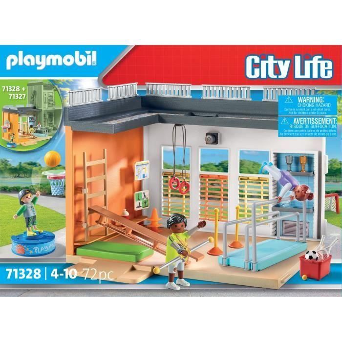 PLAYMOBIL 71328 Polideportivo - City Life - Colegio - Amor por aprender Mundo escolar 1