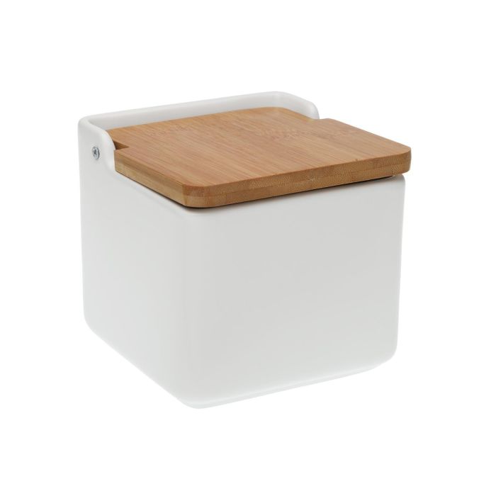 Salero Joe con tapa de bambú VERSA, cerámica, 12.2x11.7x12.2 cm (6 Unidades) Salero Joe con tapa de bambú VERSA, cerámica, 12.2x11.7x12.2 cm (6 Unidades)