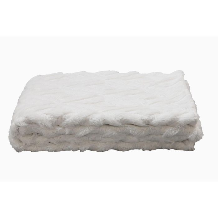 Manta Sofa Urban DKD Home Decor Crudo 170 x 130 cm (2 Unidades) 1 Manta Sofa Urban DKD Home Decor Crudo 170 x 130 cm (2 Unidades) 1