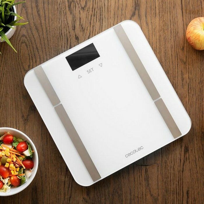 Báscula Digital de Baño Cecotec Surface Precision 9400 Full Healthy Blanco Acero Inoxidable 180 kg Baterías x 2 2 Báscula Digital de Baño Cecotec Surface Precision 9400 Full Healthy Blanco Acero Inoxidable 180 kg Baterías x 2 2
