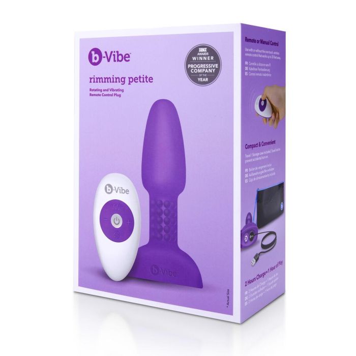 Plug Anal B-Vibe 93044 Morado 2 Plug Anal B-Vibe 93044 Morado 2