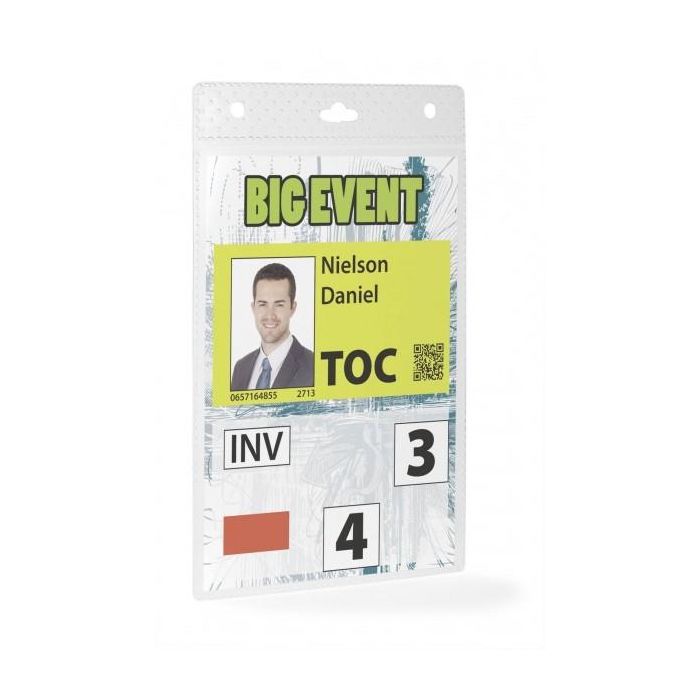 DURABLE Event-Namensschild A6 20 Stück transparent 1 DURABLE Event-Namensschild A6 20 Stück transparent 1
